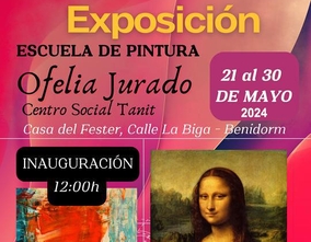 Exhibition of the Ofelia Jurado painting school