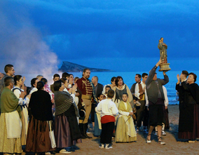 275 anniversary of the arrival of the virgin of the suffrage to Benidorm