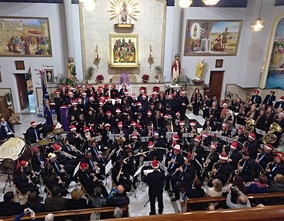 Christmas concert by "Societat musical la nova".